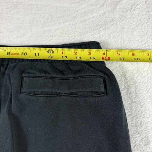 Vintage Nike Joggers Men Medium Black Sweatpants Logo Outdoor Workout Sportswear - Picture 12 of 15